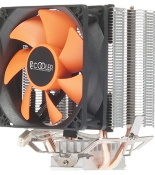 Кулер для процессора PcCooler S93 V2 Soc-AM5/AM4/1200/1700/1851 черный 3-pin 26.4dB Al+Cu 100W Ret (R3-I210WBKNXX-GL)