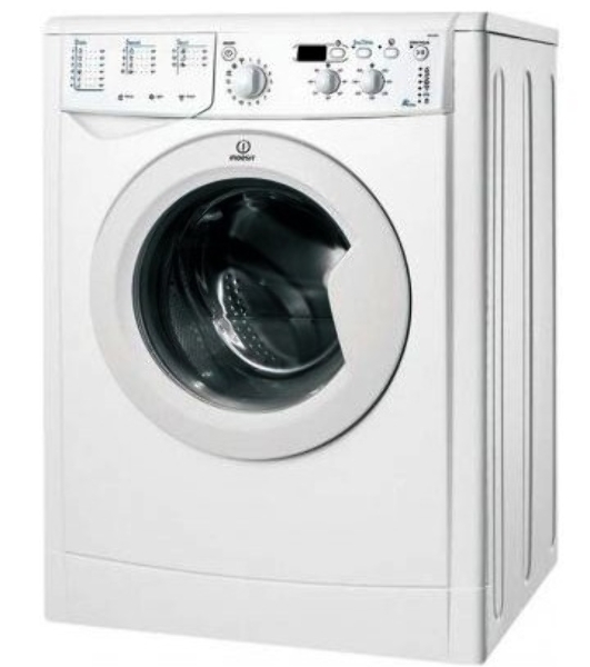 Стиральная машина Indesit IWSD 6105 B (CIS).L белая, загрузка фронтальная 6кг, 1000 об/мин., класс: A