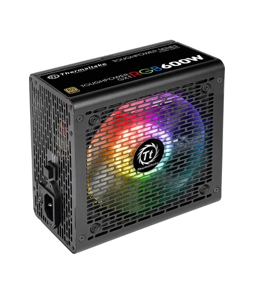 Блок питания Thermaltake Toughpower GX1 RGb (PS-TPD-0600NHFAGE-1), 600Вт,80 PLUS Gold, 120мм. черный