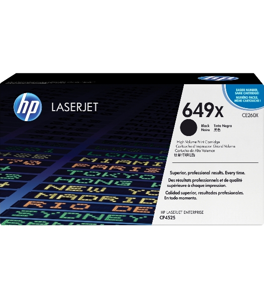 Картридж лазерный HP CE260X черный для CLJ CP4525 17000 стр.