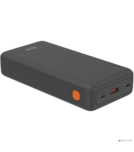 Портативный аккумулятор Cactus CS-PBFSDA-20000 20000mAh 4.5A USB-A/2xUSB-C черный