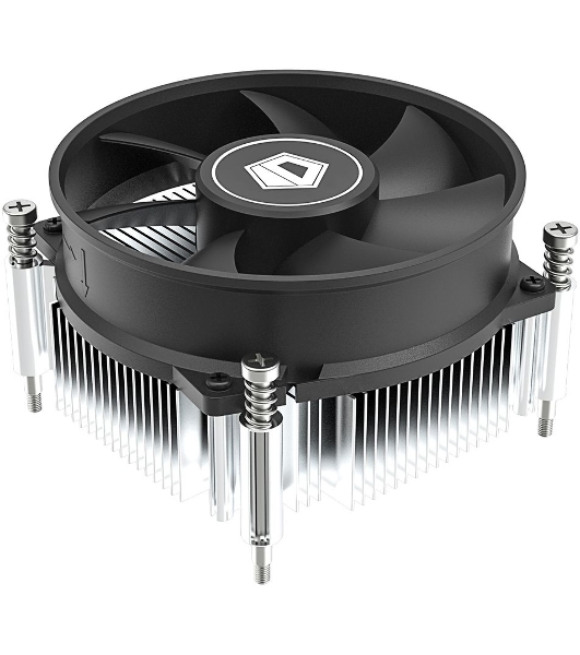 Кулер ID-COOLING DK-19 PWM серебристый/черный 92мм алюминий 2200rpm 26db 4-pin 95W 55мм