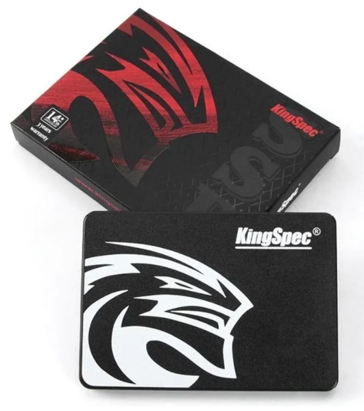 Накопитель SSD 2.5' KingSpec 480Gb P4 Series P4-480 (SATA3, up to 570/540MBs, 3D NAND, 100TbW)