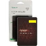 Накопитель SSD Apacer AS350X, 512Gb, 2.5', SATA III, R/W 560/540, фото3