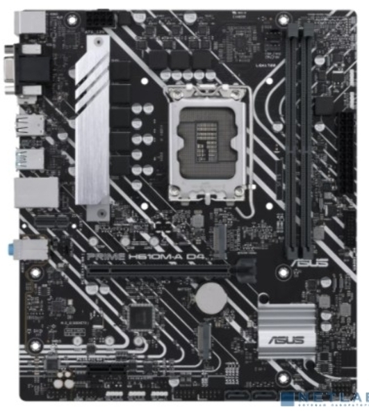 Материнская плата ASUS PRIME H610M-A D4-CSM, LGA 1700, Intel H610, 2xDDR4, 4xSATA, 2xM.2, 1xPCIe 4.0 x16, 1xPCIe x1, 1xDP, 1xD-Sub, 1xHDMI, 1x 1Gb LAN, 4xUSB-A 2.0, 2xUSB-A 3.2 Gen 1, 7.1, mATX