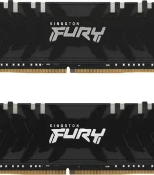 Оперативная память Kingston Fury Renegade, DDR4, 16GB (2x8GB), 3600MHz, CL16, DIMM, с радиаторами, серый/черный