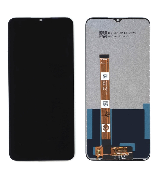 Дисплей для Realme C25 черный