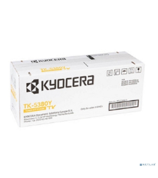 Картридж лазерный Kyocera TK-5380Y 1T02Z0ANL0 желтый (10000 стр.) для Kyocera PA4000cx/MA4000cix/MA4000cifx