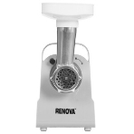 Мясорубка электрическая Renova MG170-R1WC белый, 1700 Вт, 2.0 кг/мин, реверс, защита от перегрузки, насадки - 4, фото3