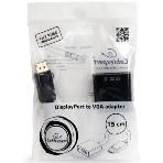 Переходник DisplayPort - VGA Cablexpert A-DPM-VGAF-02, 20M/15F, кабель 15 см, пакет, фото4
