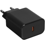 Сетевое зарядное устройство 1 Type-C Borofone BA71A Power, пластик, PD20Вт, QC3.0, черный (1/75/300), фото 1