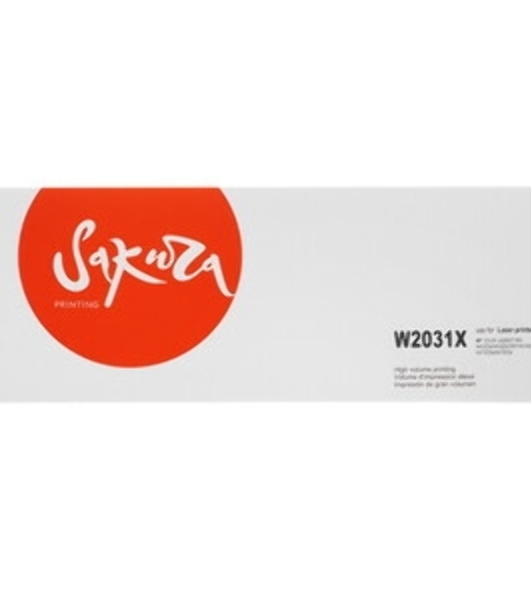 Картридж лазерный Sakura W2031X (HP 415X) для HP LaserJet Pro M454, MFP M479, голубой, 6000 к.