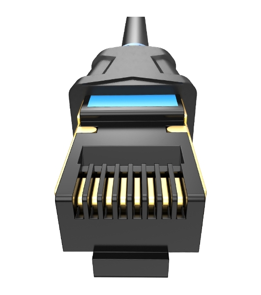 Патч-корд удлинитель Vention прямой SSTP cat.6, RJ45 - 3 м. черный