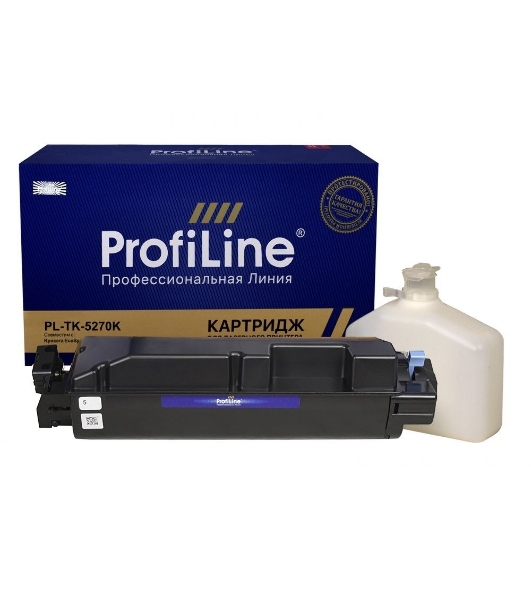 Картридж Тонер-туба ProfiLine PL-TK-5270K для принтеров Kyocera EcoSys M6230/M6630/P6230/P6630 черный 8000 копий