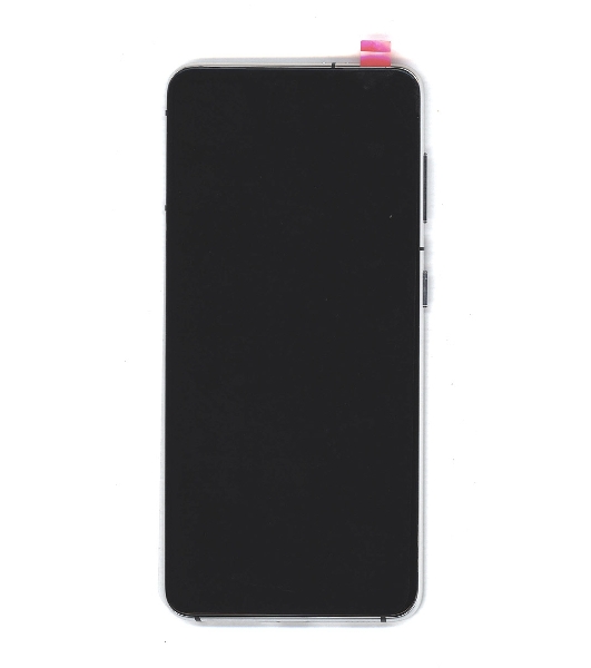 Дисплей (модуль) для Samsung Galaxy S21 5G SM-G991B в сборе с тачскрином и рамкой (OLED) серебро