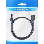 Патч-корд удлинитель Vention прямой SSTP cat.6, RJ45 - 3 м. черный, фото 1