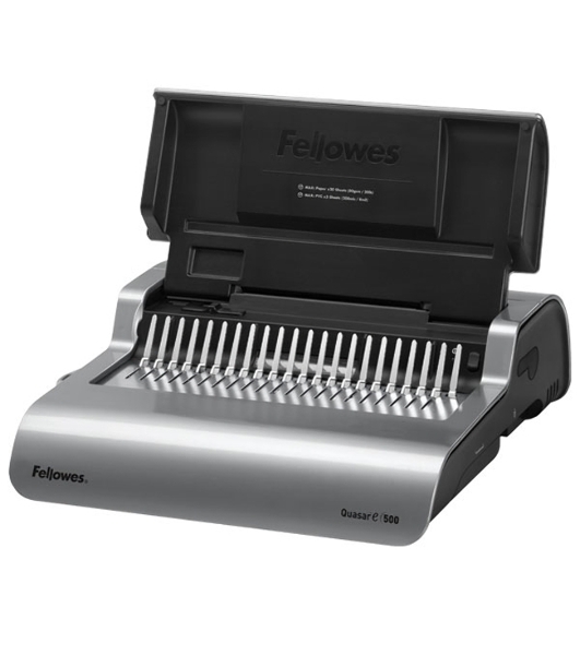 Переплетчик Fellowes Quasar E (FS-56209) A4/перф.20л.сшив/макс.500л./пластик.пруж. (6-50мм)/электр.
