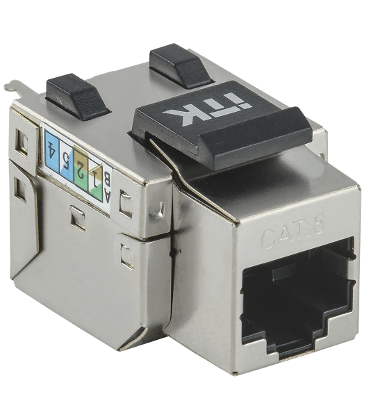 Модуль ITK Keystone Jack кат. 6 FTP 110 IDC 90 град. розет. ITK Модуль Keystone Jack кат. 6 FTP 110 IDC 90 град. розет.