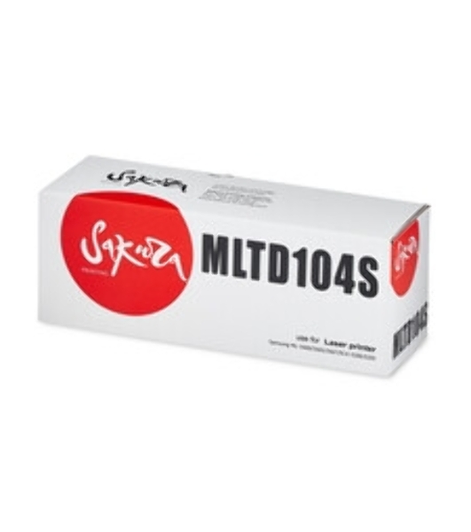 Картридж лазерный Sakura MLTD104S для Samsung ML-1660/1665/1667/SCX-3200/3205, черный, 1500 к.
