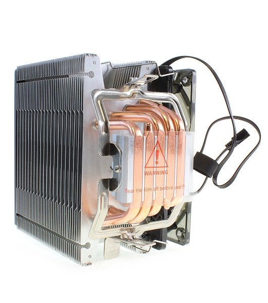 Кулер для процессора Crown CM-5 прозрачный/черный, 120 мм, 1500 об/мин, 30.8 дБ, 4 pin, 187 Вт, 148 мм
