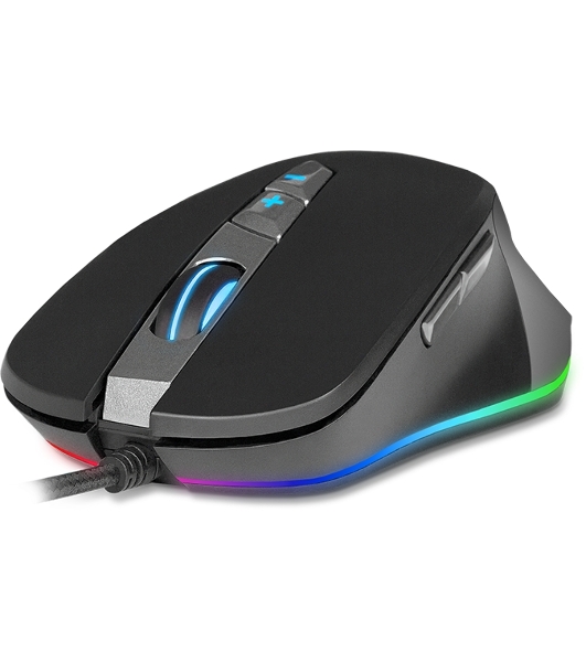 Мышь проводная SVEN RX-G970 черный, 4000 dpi, USB, кнопки - 7