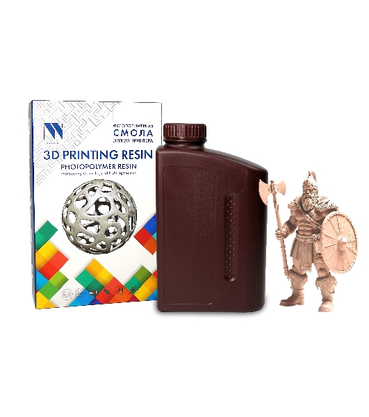Фотополимерная смола NVPrint PA Like Resin Beige для 3D печати 1 кг (бут)