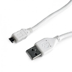 Кабель USB2.0 Pro Cablexpert CCP-mUSB2-AMBM-W-1M, AM/microBM 5P, 1м, экран, белый, пакет, фото3