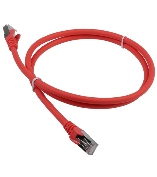 Патч-корд Lanmaster LAN-PC45/S6A-5.0-RD вилка RJ-45-вилка RJ-45 кат.6А 5м красный LSZH