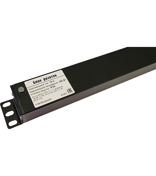 Блок распределения питания NTSS NTSS-PDU-DA2035 гор.размещ. 9x базовые 16A C20