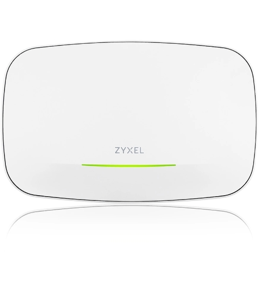 Точка доступа Zyxel NebulaFlex NWA130BE, WiFi 7, 802.11a/b/g/n/ac/ax/be (2,4 и 5 ГГц), MU-MIMO, антенны 2x2, до 688+4320 Мбит/с, 2xLAN 2.5GE, PoE