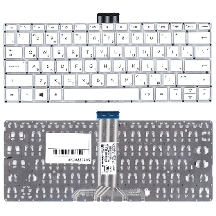 Клавиатура для ноутбука HP Pavilion x360 11-K белый без рамки горизонтальный Enter