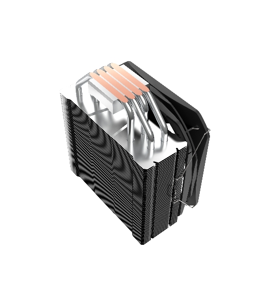 Кулер PCCooler Paladin 400 S115X/1200/1700/AM4 (20 шт/кор, TDP 200W, PWM FAN, 4 тепловые трубки 6мм, 800-1600RPM, 18-28,6dBa)