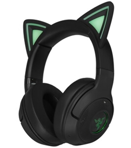 Гарнитура Razer Kraken Kitty V2 BT чёрный, беспроводная, Bluetooth, подсветка Razer Chroma RGB