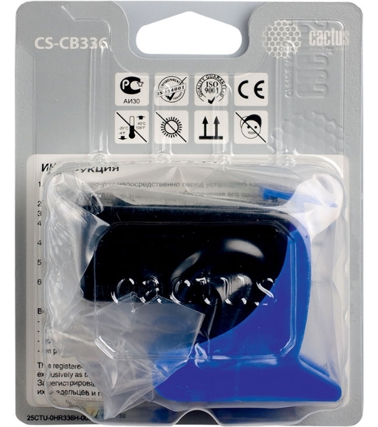 Картридж струйный Cactus CS-CB336 №140XL черный (29 мл.) для HP DJ D4263/D4363/DJ J5783/J6413/PSC C4273/C4283/C4343/C4383/C4473/C4483/C4583/C5283/D5363