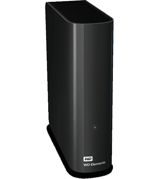 Внешний HDD WD Elements Desktop WDBWLG0140HBK-EESN, 14ТБ, черный