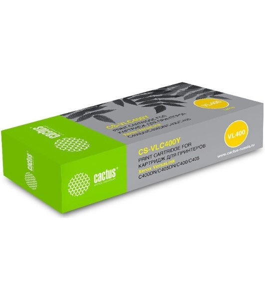 Картридж лазерный Cactus CS-VLC400YRU 106R03533 желтый (8000 стр.) для Xerox VersaLink C400DN/C405DN/C400/405
