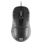 Мышь проводная Defender Standard MB-580 черный, 1000 dpi, USB, кнопки - 3, фото21