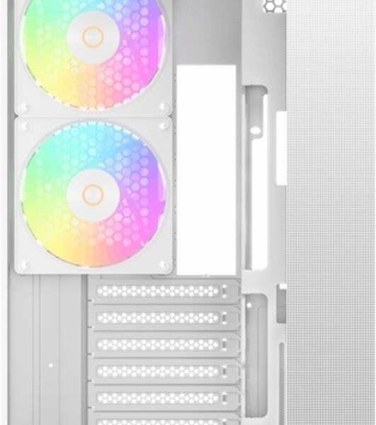 Корпус Ocypus Delta C74 ARGB White, Midi-Tower, белый, 2 x 120 мм