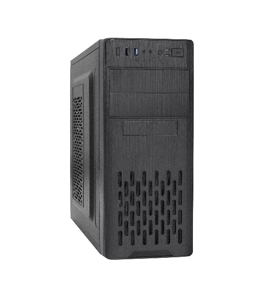 Компьютерный корпус Miditower ExeGate CP-606U-AB350 (ATX, AB350 с вент. 8см, 1хUSB/1хUSB 3.0, аудио)