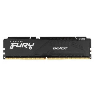 Оперативная память Kingston Fury Beast, DDR5, 32Gb (1x32 GB), 5600 MHz, CL36, DIMM, радиатор, черный