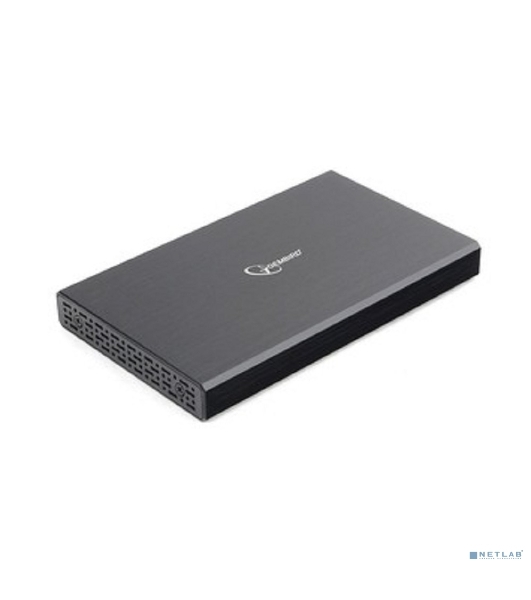 Внешний корпус 2.5' Gembird EE2-U3S-55, черный, USB 3.0, SATA, алюминий