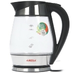 Электрочайник Aresa AR-3441 серебристый, 1.7 л, 2000 Вт, скрытый нагревательный элемент, фото10