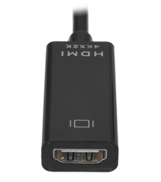 Переходник miniDisplayPort -> HDMI, Cablexpert A-mDPM-HDMIF4K-01, 4K, 20M/19F, кабель 15 см, черный, пакет