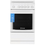 Плита газовая De Luxe 506040.11Г (КР) ЧР белый, конфорок 4 шт, духовка 54 л, 50 см x 85 см x 60 см, фото4