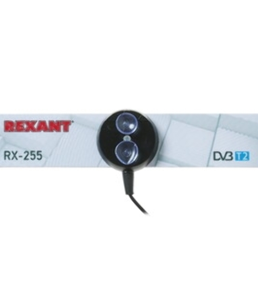 ТB антенна комнатная Rexant телескопическая на подставке 'Усы + кольцо', RX-100