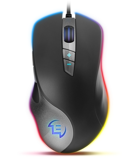 Мышь проводная SVEN RX-G970 черный, 4000 dpi, USB, кнопки - 7