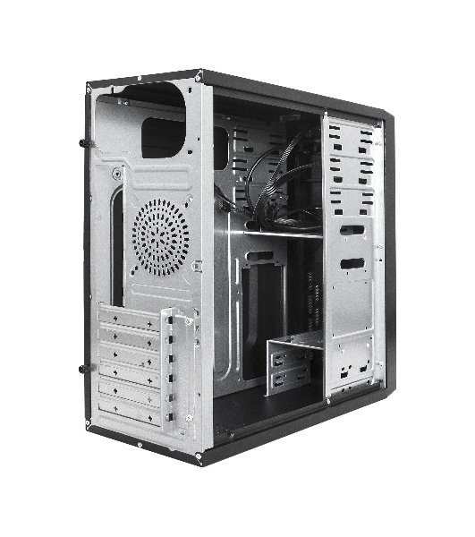 Компьютерный корпус Miditower ExeGate CP-606U-AB350 (ATX, AB350 с вент. 8см, 1хUSB/1хUSB 3.0, аудио)