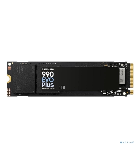 Накопитель SSD Samsung 990 EVO Plus, 1024 Gb, M.2 2280, PCIe 4.0 x4, NVMe, R/W 7150/6300