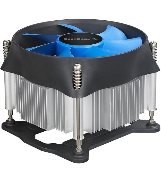 Кулер для процессора DEEPCOOL THETA 31 PWM 1700 черный/синий, 92 мм, алюминий/медь, 2400 об/мин, 30.3 дБ, 4 pin, 95 Вт, 66 мм