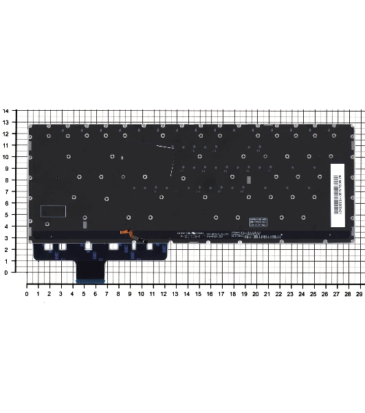 Клавиатура для ноутбука Asus ZenBook Pro UX450F черная с подсветкой